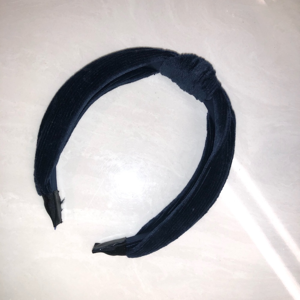 Suede knot headband
